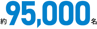 約95,000名