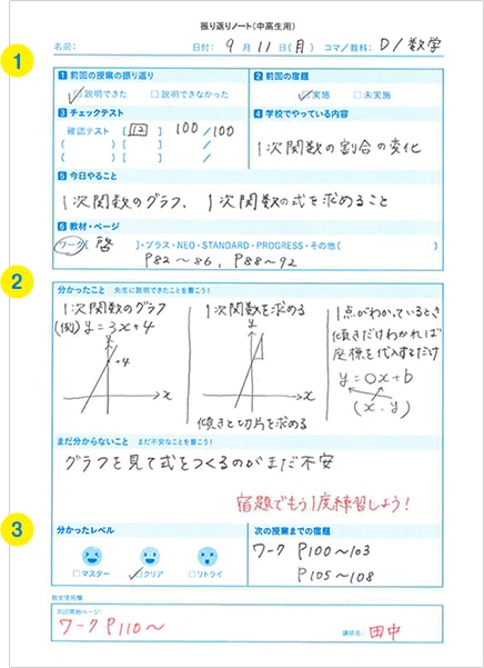 中学生・数学の場合