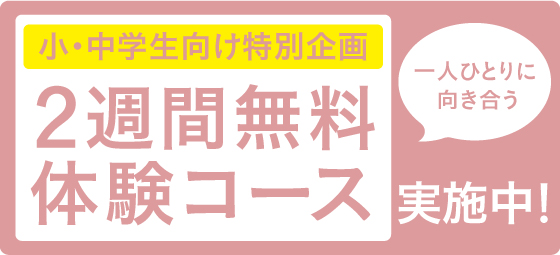 4回の授業、学習相談、進路相談、家庭学習指導を含む特別コースです。
