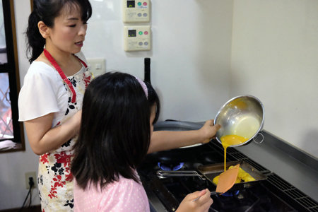 料理を通じて親子でコミュニケーション！