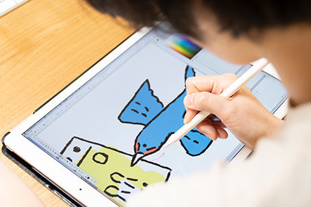 自分らしさを仕事にする 明光ワクワクワーク Vol 21 イラストレーター 徳丸ゆうさん 明光プラス