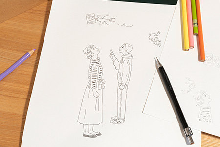 自分らしさを仕事にする 明光ワクワクワーク Vol 21 イラストレーター 徳丸ゆうさん 明光プラス