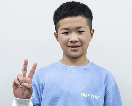 悠太郎(ゆうたろう)さん 小学6年生
