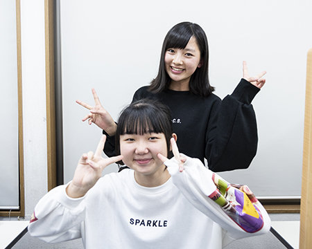 千波(ちなみ)さん 中学3年生 今日子(きょうこ)さん 中学3年生